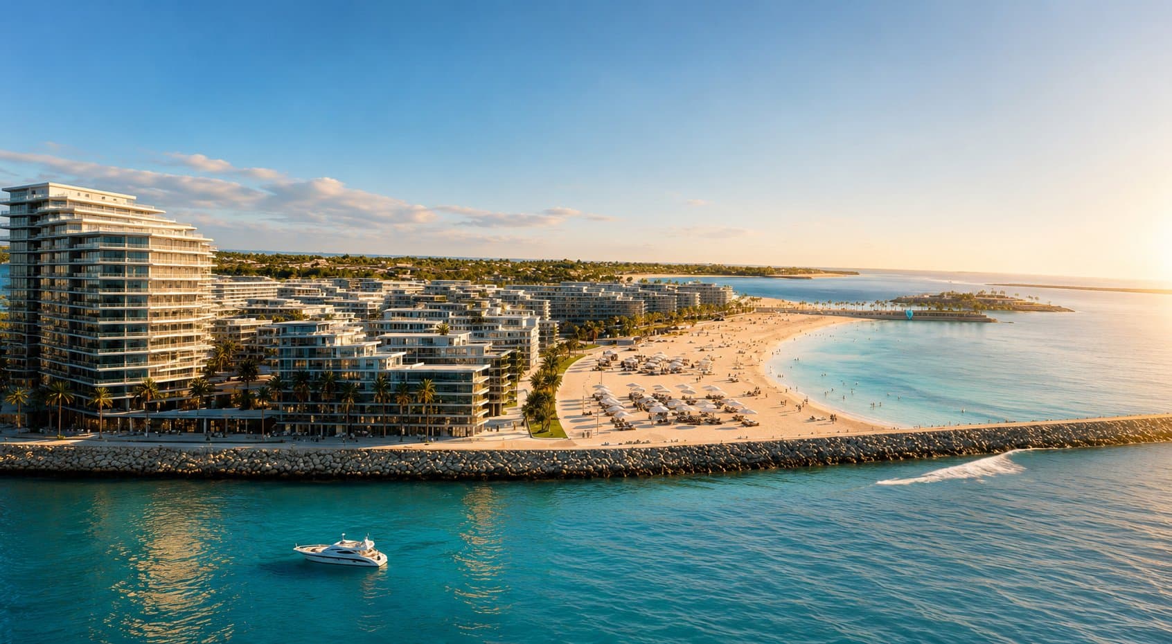 Beachfront and waterfront residences at Marsa Al Saadiyat